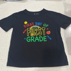 The Children's Place Black First Grade T-Shirt